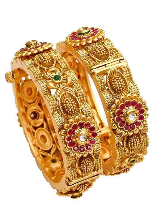 Gold Bangle Set